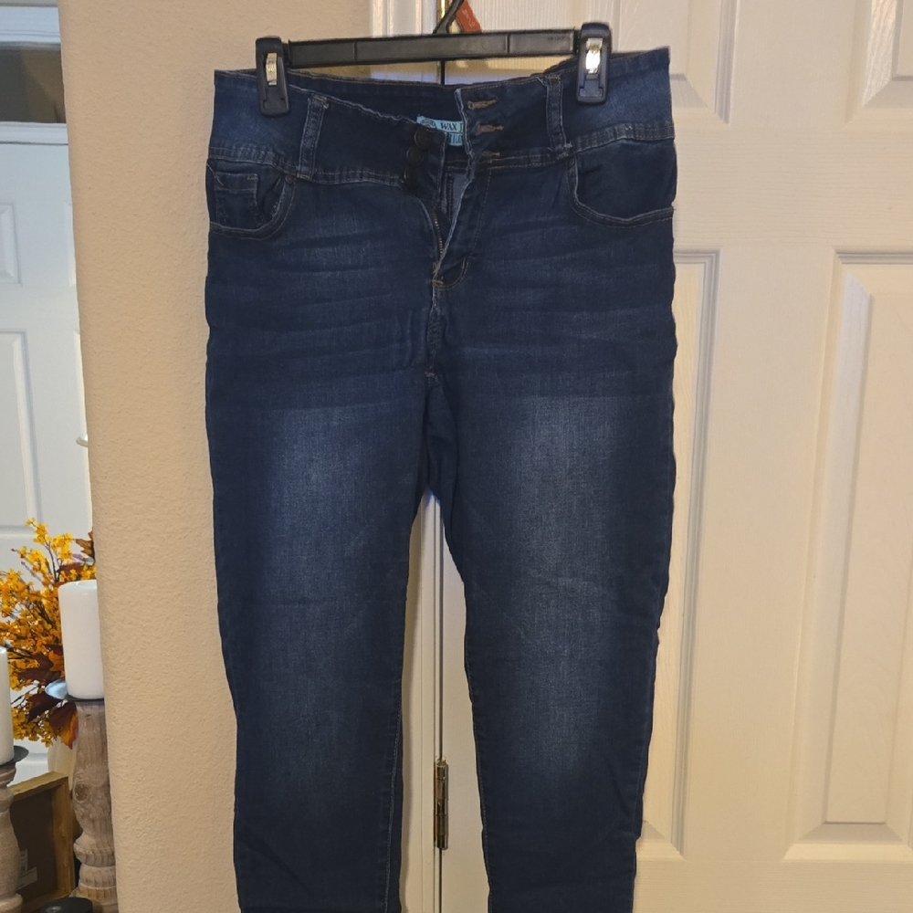 Wax Jean Dark Blue Jeggings